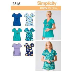  Simplicity Sewing Pattern 3645 Misses Scrubs Arts, Crafts 