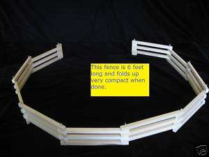 Kid Pretend Play Toy Fence for Horses Animals Cows Pigs  
