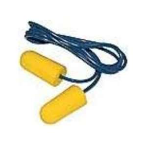   4961 TAPERED DISPOSABLE EAR PLUGS   CORDED