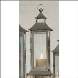  Menagerie Lantern with Polished Stainless Steel Finish 
