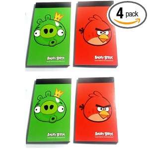  Angry Birds 4pack Party Favor Memo Pads: Health & Personal 