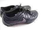 Mens shoes black leather 13 M Nike Air comfort slides  