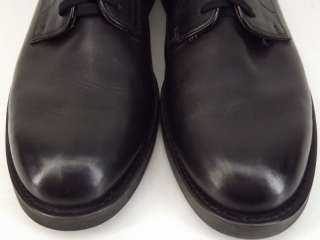 Mens shoes black Ralph Lauren Polo Sport 8.5 D oxfords leather dress 