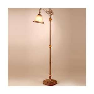   Tiffany TF101088 Lowther 1 Light Reading Lamp in Antique Gold Amber