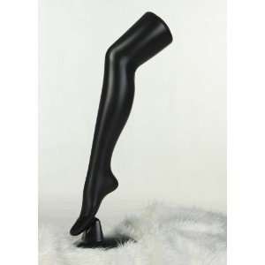  4 Black Plastic Mannequin Leg Sock and Hosiery Display 