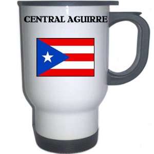  Puerto Rico   CENTRAL AGUIRRE White Stainless Steel Mug 
