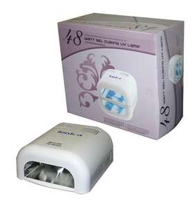 48W UV GEL LAMP WILL CURE CND SHELLAC, GELISH, OPI AXXIUM, ETC. ONLY 