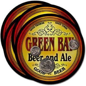  Green Bay , WI Beer & Ale Coasters   4pk 
