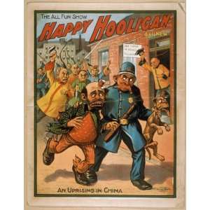   Poster Happy Hooligan the all fun show  all new. 1904