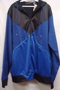 NWT Sean John Track Jacket Black/Blue XXL Retail$140  