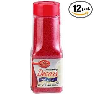 Cake Mate Red Crystal Decors, 2.25 Ounce Grocery & Gourmet Food