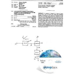 NEW Patent CD for A MULTIPLIER IN WHICH A CAPACITOR IS CHARGED AT A 