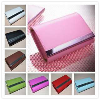 New Leather Bag Case For Sony Cyber shot Digital Camera DSC(8 colors 