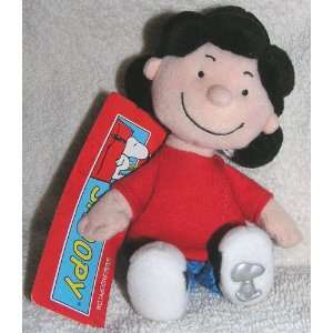  Peanuts 7 Plush Lucy Bean Bag Doll with Snoopy Emblem on 