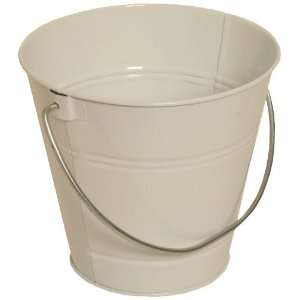  Solid White Small Colorful Metal Pail Buckets   Sold 