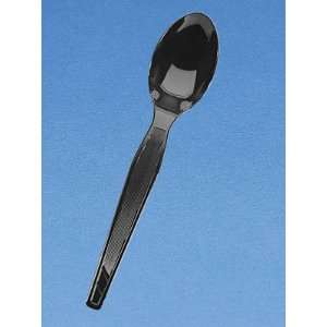   : Heavy Weight Black Plastic Spoons Bulk Pack: Health & Personal Care
