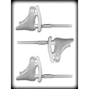ice skate sucker Hard Candy Mold 3 Count  Grocery 