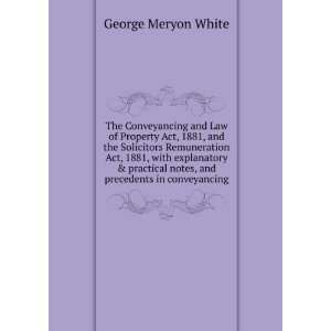 The Conveyancing and Law of Property Act, 1881, and the Solicitors 