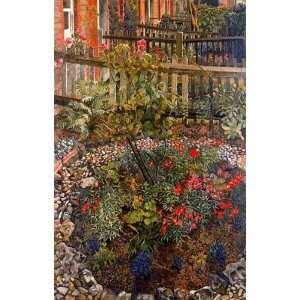   paintings   Stanley Spencer   24 x 38 inches   Cookham Rise. Cottages