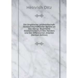  Und Der Ã ffentlichen Arbeiten (German Edition) Heinrich Ditz Books