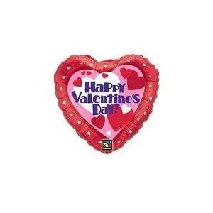  18 Happy Valentines Day Fun Hearts   Mylar Balloon Foil 