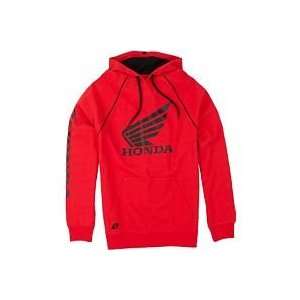   ONE INDUSTRIES HONDA COUNCIL PULLOVER HOODY (LARGE) (RED) Automotive