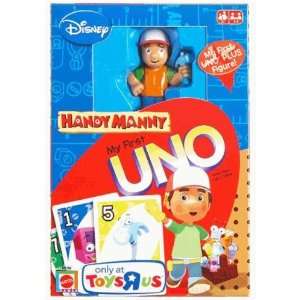  Handy Manny My First UNO King Size Card Game Plus Figure 