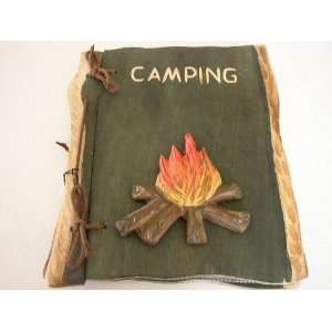   Wood Carving Picture Camp Memory Book Arts, Crafts & Sewing