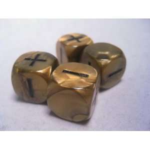    Fudge Dice Olympic Gold (4 dice in plastic tube) Toys & Games
