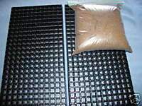 SEED STARTING 2ea.288 PROPAGATION TRAYS WITH MEDIUM  