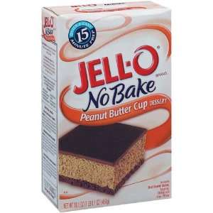 Jell O Dessert Mix Peanut Butter Cup No Bake 16.1 Oz  