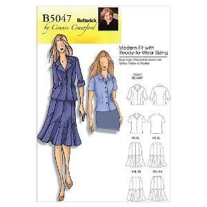  Butterick Patterns B5047 Misses/Womens Jacket, Shirt and 