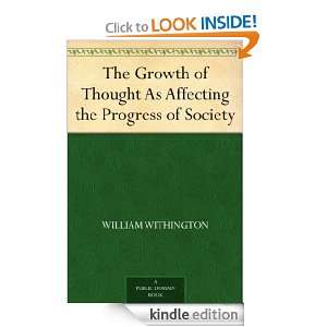   the Progress of Society William Withington  Kindle Store