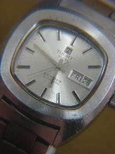 TISSOT SEASTAR AUTOMATIC TV DIAL DAY/DATE WATCH  