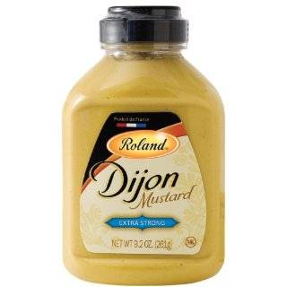 Roland Extra Strong Dijon Mustard, 9.2 Ounce Jars (Pack of 6)