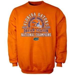   National Champions Orange Dream Season Crew Neck Sweatshirt Sports