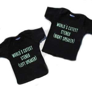  Worlds Cutest Stereo Screen Tee Set for TWINS Size 3T 