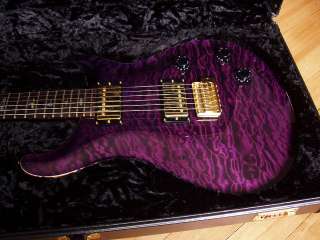   Smith PRS Custom 22 Artist Package Guitar Purple 2000 Quilt Top  