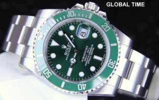   116610V Steel Green Ceramic Submariner Scrambled Serial 2011  