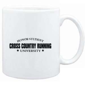  Mug White  Honor Student Cross Country Running University 
