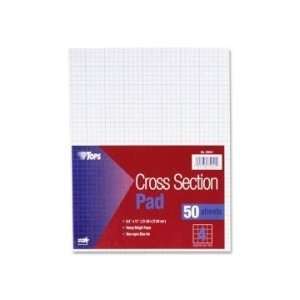  Tops Cross Section Pad   White   TOP35041