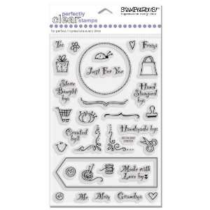   Perfectly Clear Polymer Stamps, Hand Crafted By Arts, Crafts & Sewing