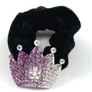  Purple Crown Hair Scrunchie Beauty