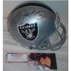    Bo Jackson Autographed Helmet   Fs Proline Ts: Sports & Outdoors