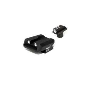   Officers 3 Dot Front And Novak Rear Night Sight Set: Sports & Outdoors