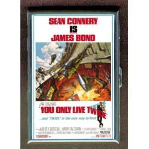  SEAN CONNERY JAMES BOND ONLY LIVE ID CIGARETTE CASE 