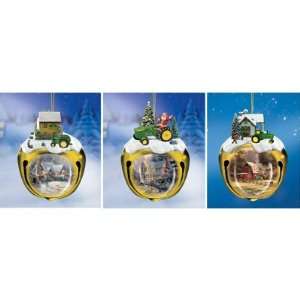  John Deere Sleigh Bells Ornament Set #2