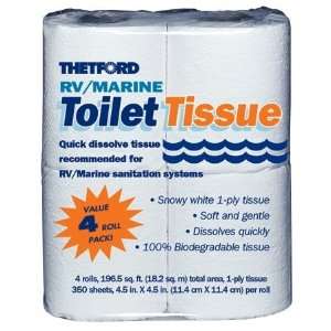  Thetford Corp 4 Pack RV Marine Toilet Tissue 20804   Pack 