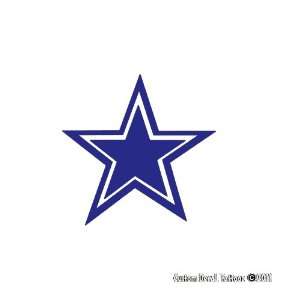 Dallas Cowboys Navy Blue Emblem Star Car Window Decal 