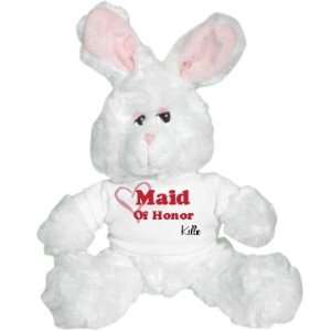  Maid Of Honor Bunny: Custom Plush Bunny: Toys & Games